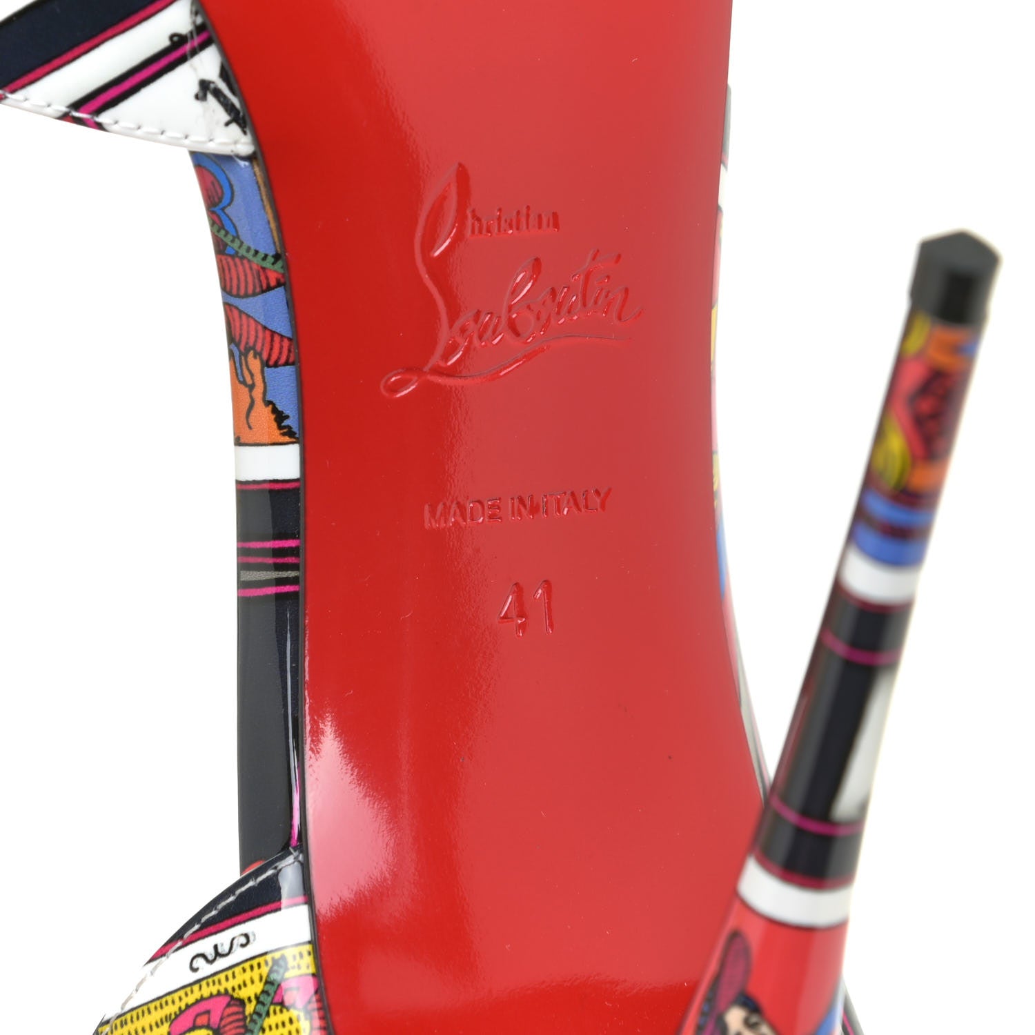 Christian Louboutin Patent Tarot Iriza 100 Pumps 41 Multicolor 9 of 11
