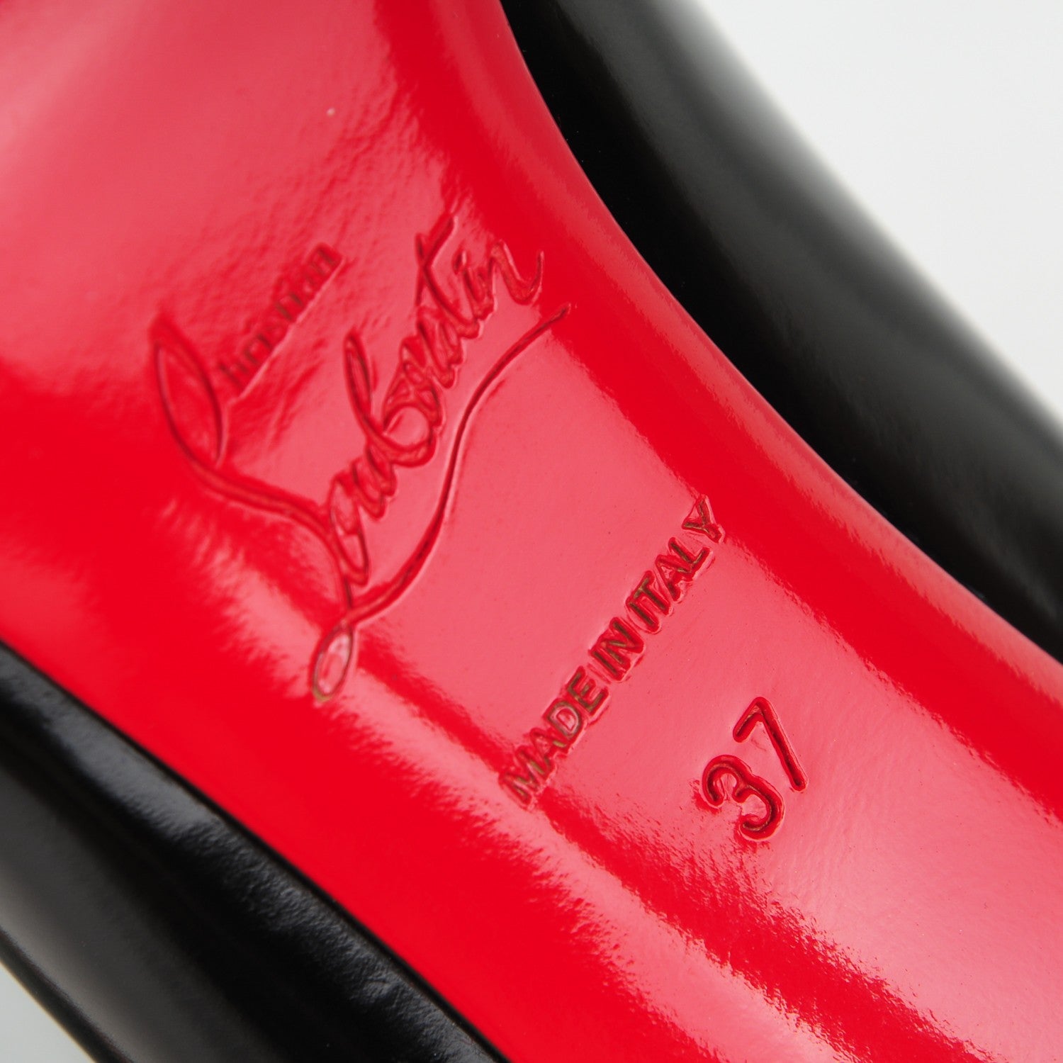 Christian Louboutin Jazz Calf New Simple 120 Pumps 37 Black 6 of 7