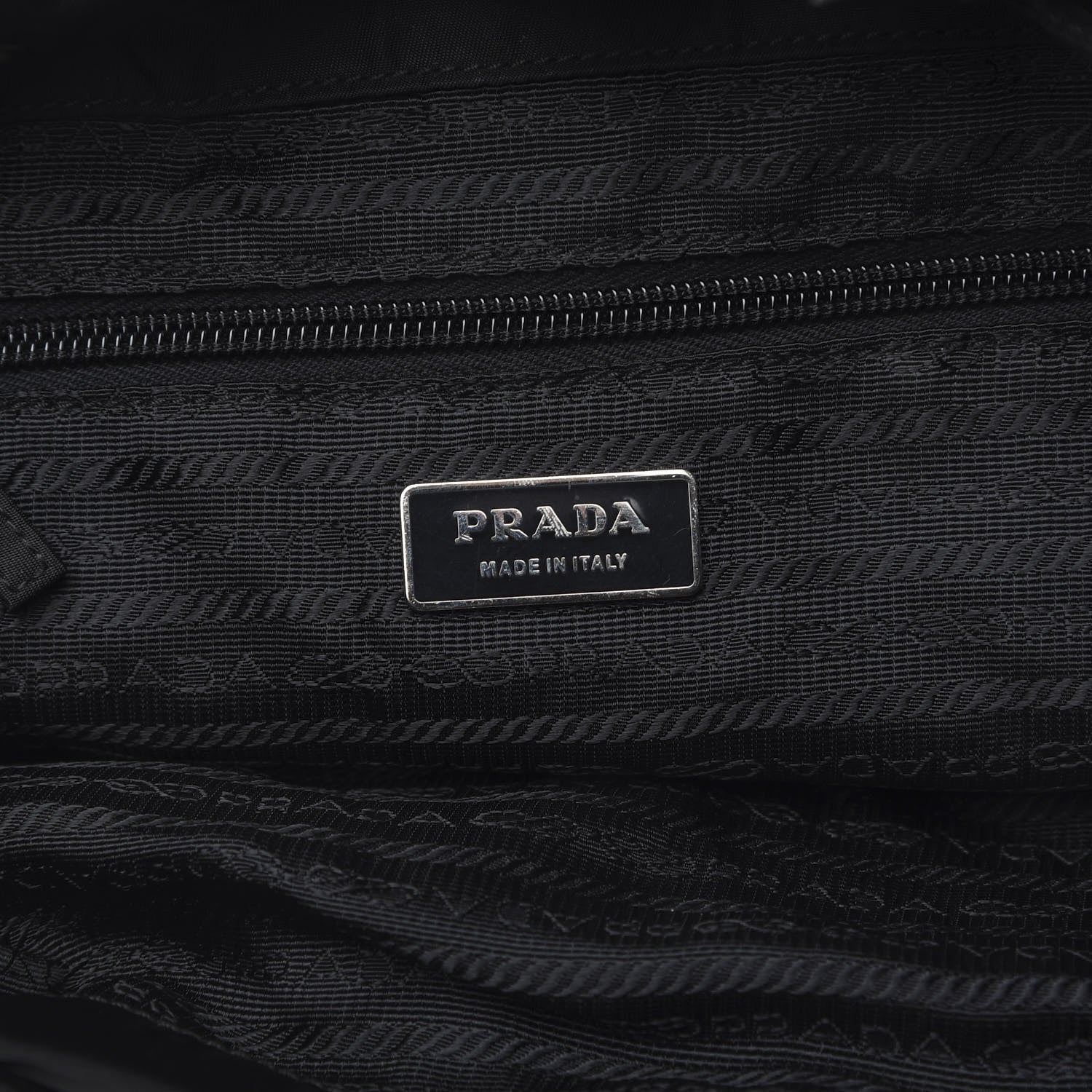 Prada Nylon Vela Medium Backpack Black 5 of 7