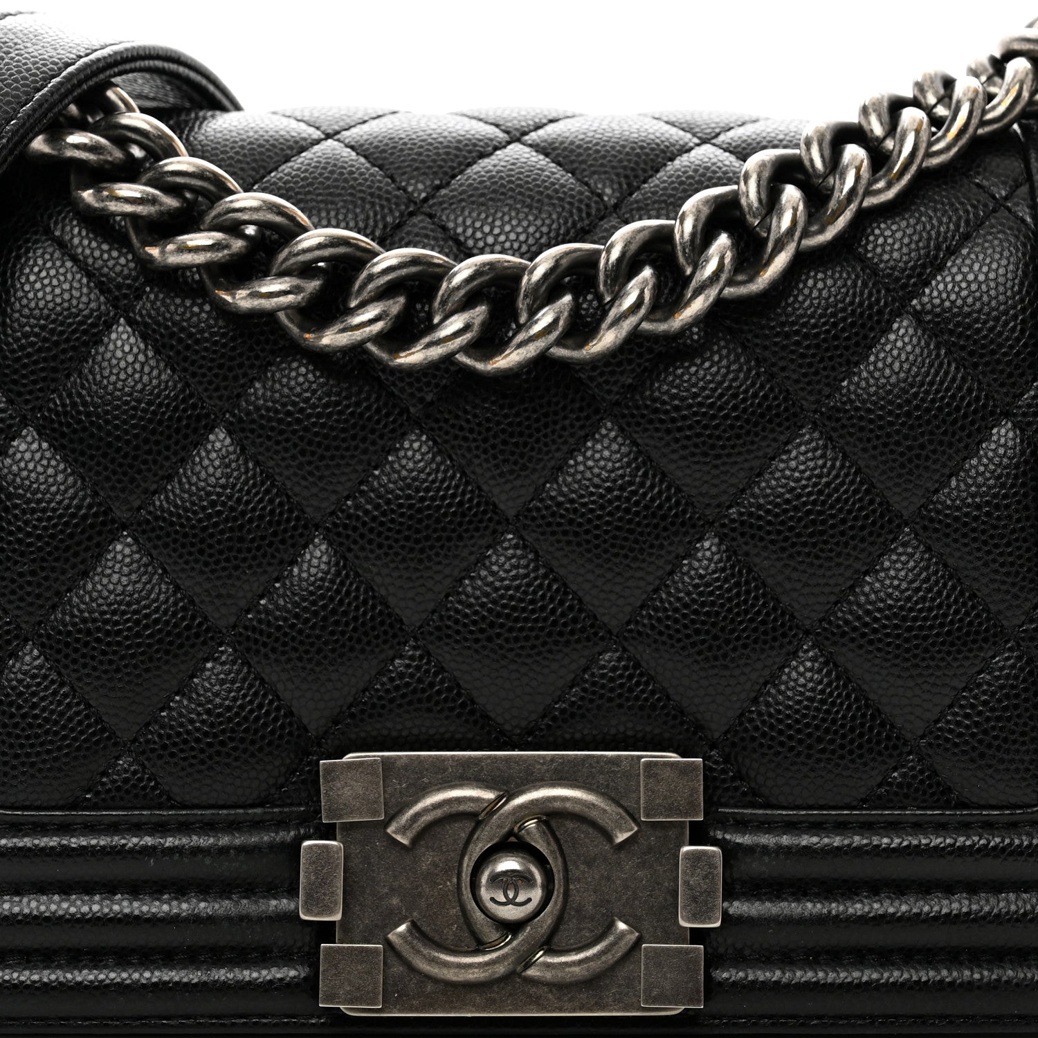 Chanel Caviar Quilted Small Boy Flap Black 5 of 10