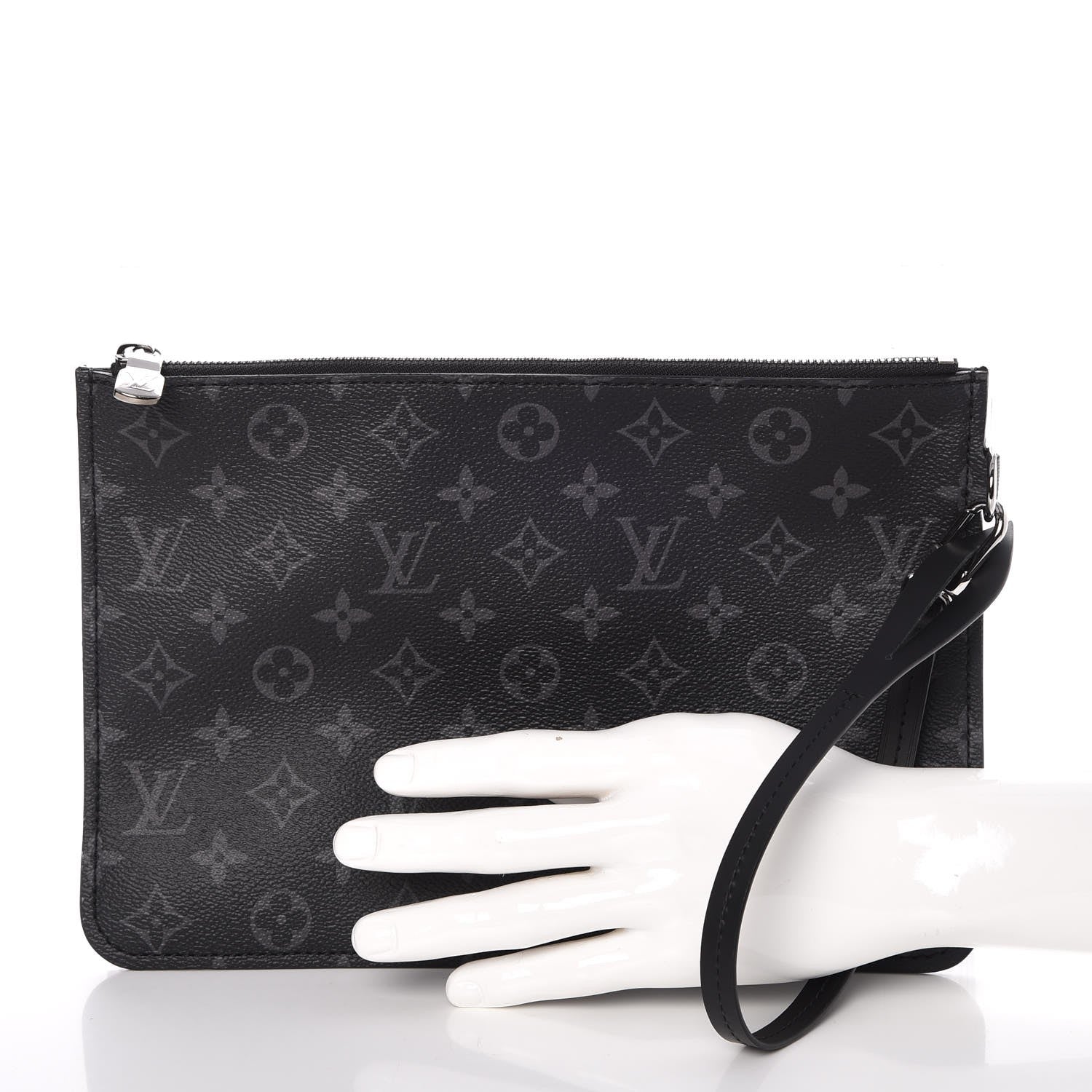 Louis Vuitton Monogram Eclipse Fragment Cabas Light Pochette 2 of 7