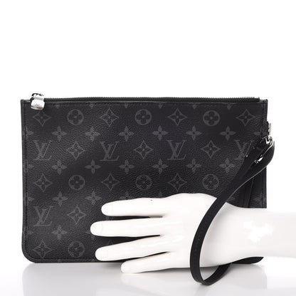 Louis Vuitton Monogram Eclipse Fragment Cabas Light Pochette 2 of 7