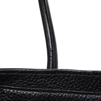 Prada Vitello Daino Side Zip Tote Black 12 of 14