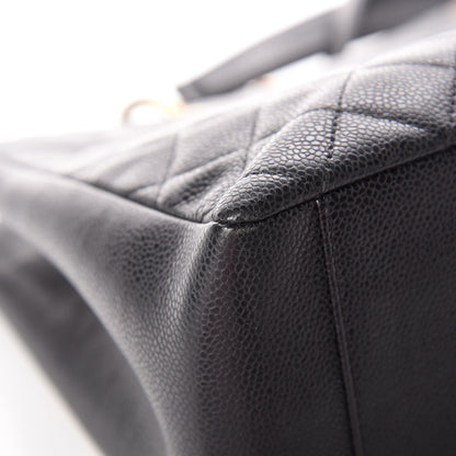 Chanel Caviar Quilted Grand Shopping Tote GST Black 8 of 11