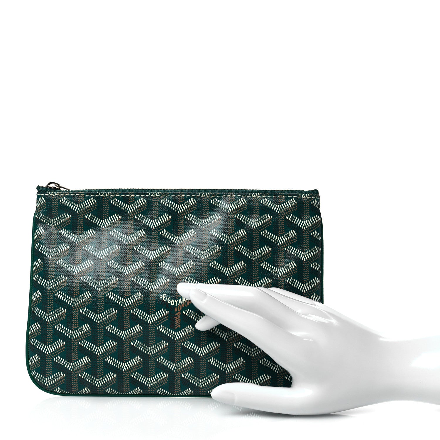 Goyard Goyardine Senat Pochette PM Green 2 of 7