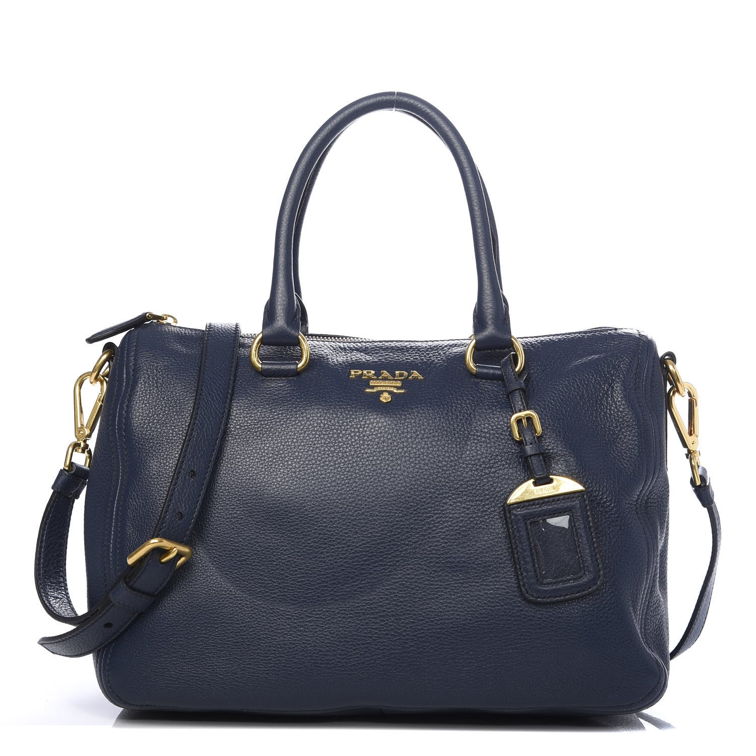 Prada Vitello Phenix Bauletto Baltico 1 of 9