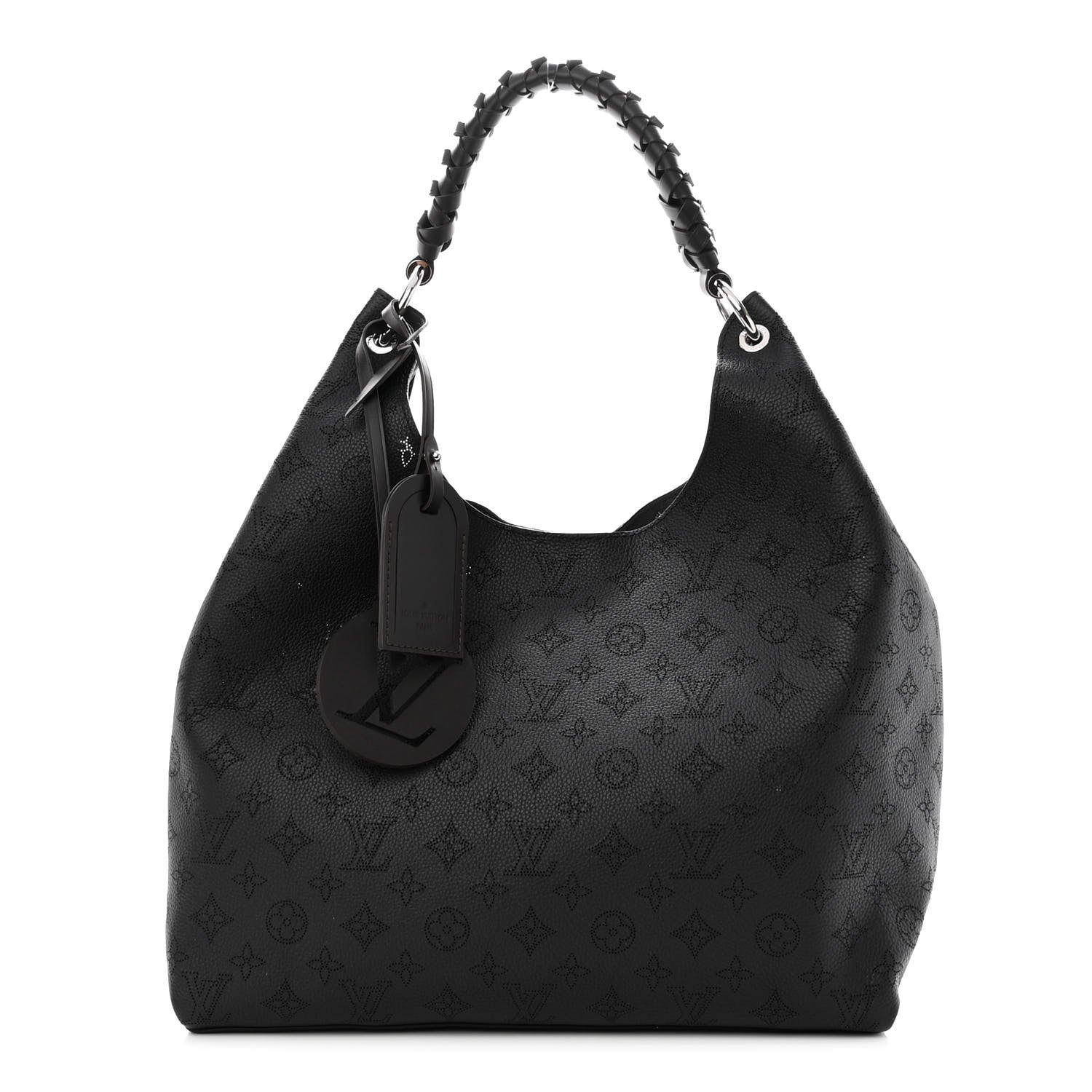 Louis Vuitton Mahina Carmel Hobo Black 1 of 9