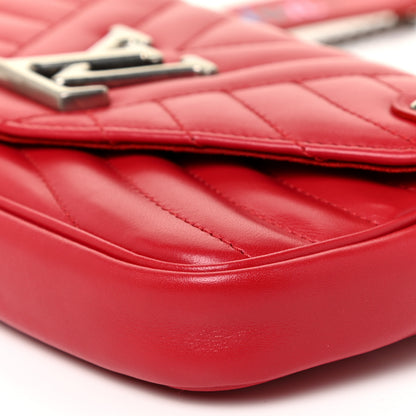 Louis Vuitton Calfskin New Wave Chain Pochette Scarlet 9 of 12