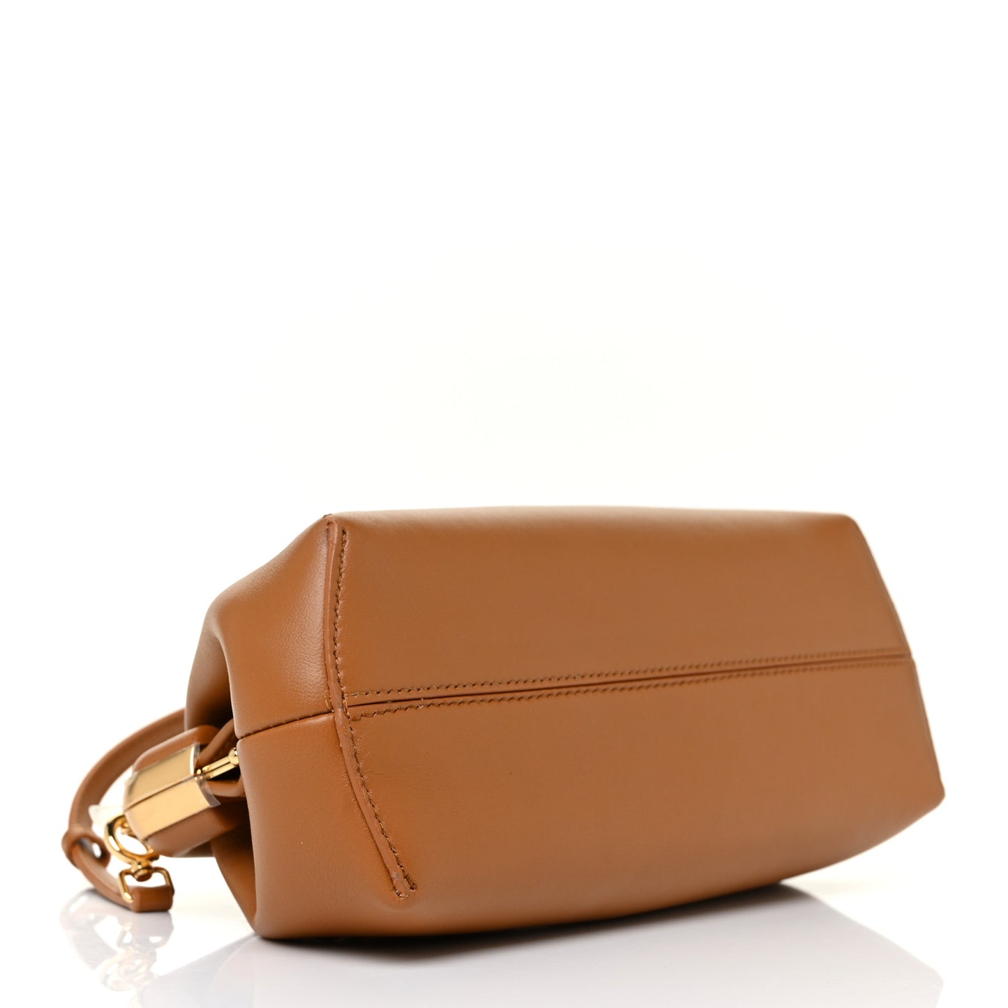 Shiny Nappa Small Fendi First Caramello