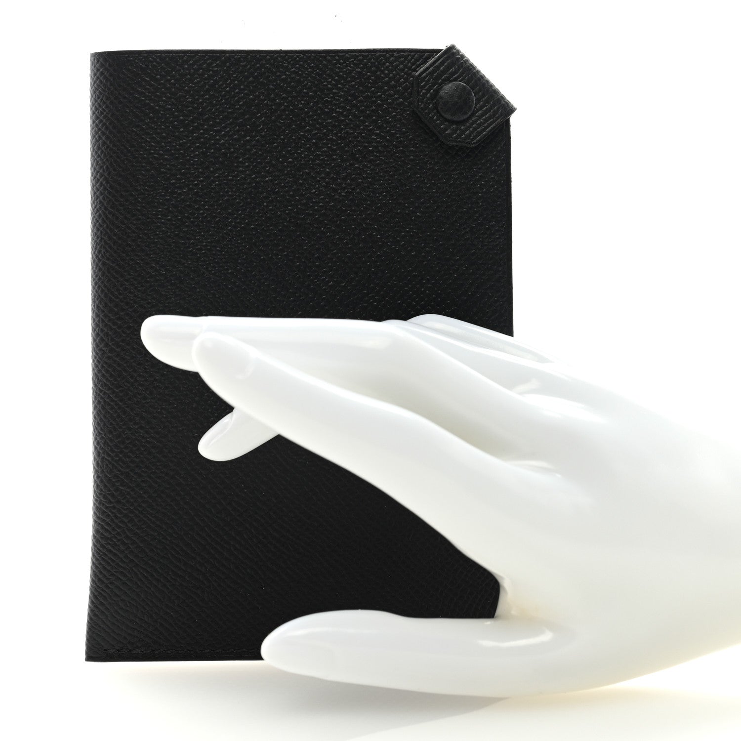 Hermes Epsom Tarmac PM Passport Holder Black 2 of 6