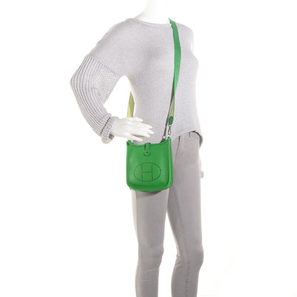 Hermes Taurillon Clemence Evelyne TPM Bambou Bamboo 2 of 7