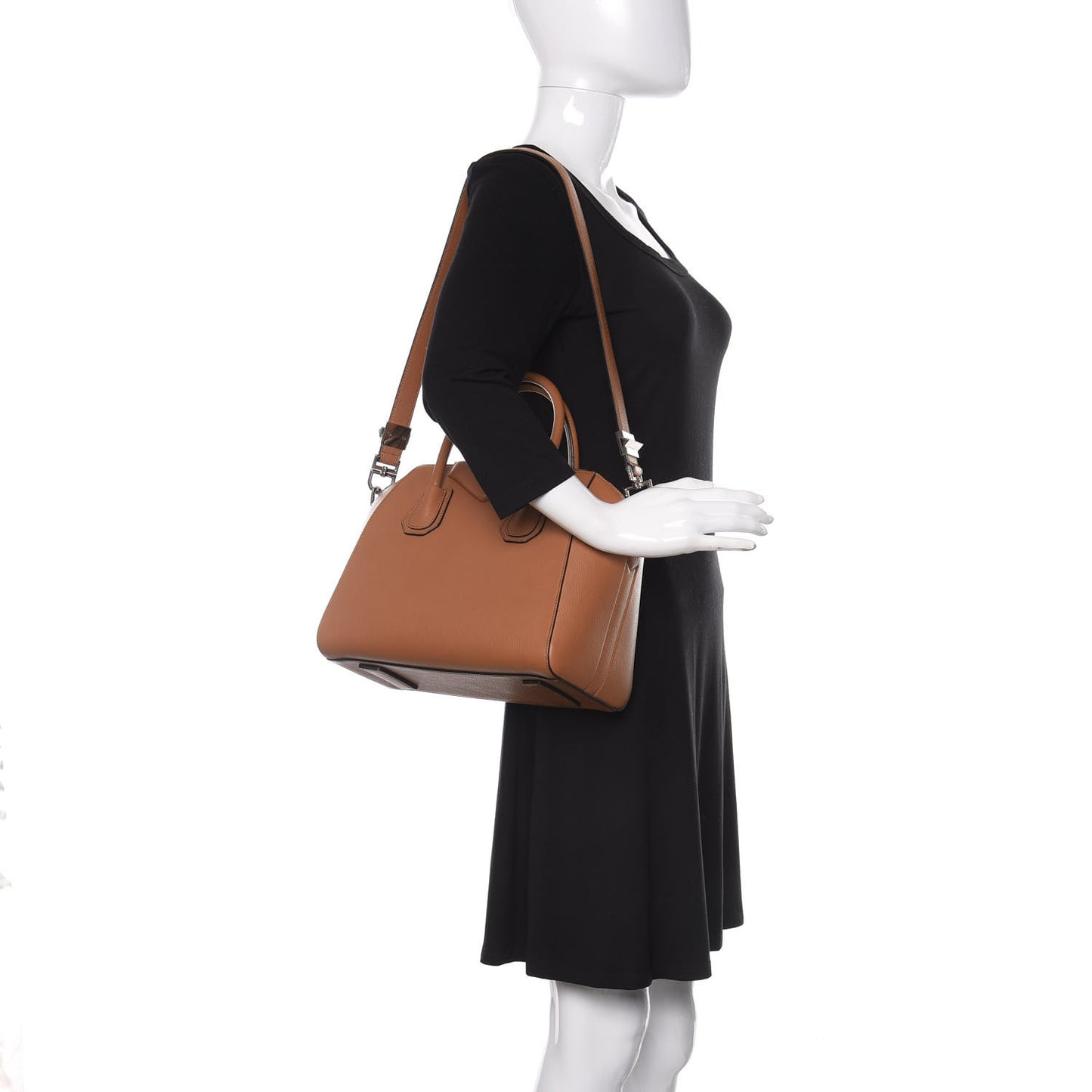 Sugar Goatskin Small Antigona Caramel