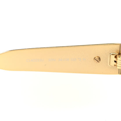 Celine Metal Triomphe 01 Sunglasses CL40235U Gold Green 6 of 7