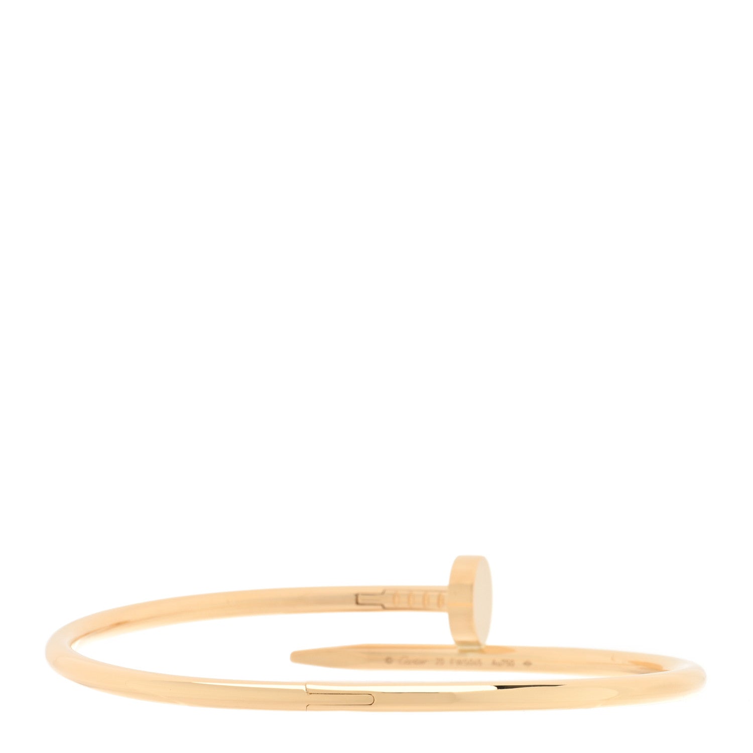 Cartier 18K Yellow Gold Juste Un Clou Bracelet 20 2 of 4
