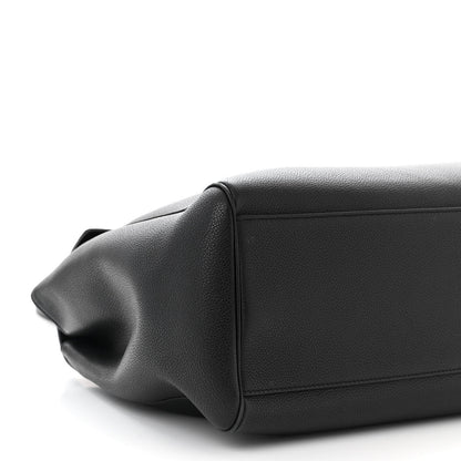 Celine Grained Calfskin Large Soft 16 Bag Black 10 of 11