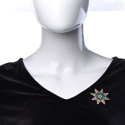 Chanel Resin CC Star Brooch Multicolor 2 of 4