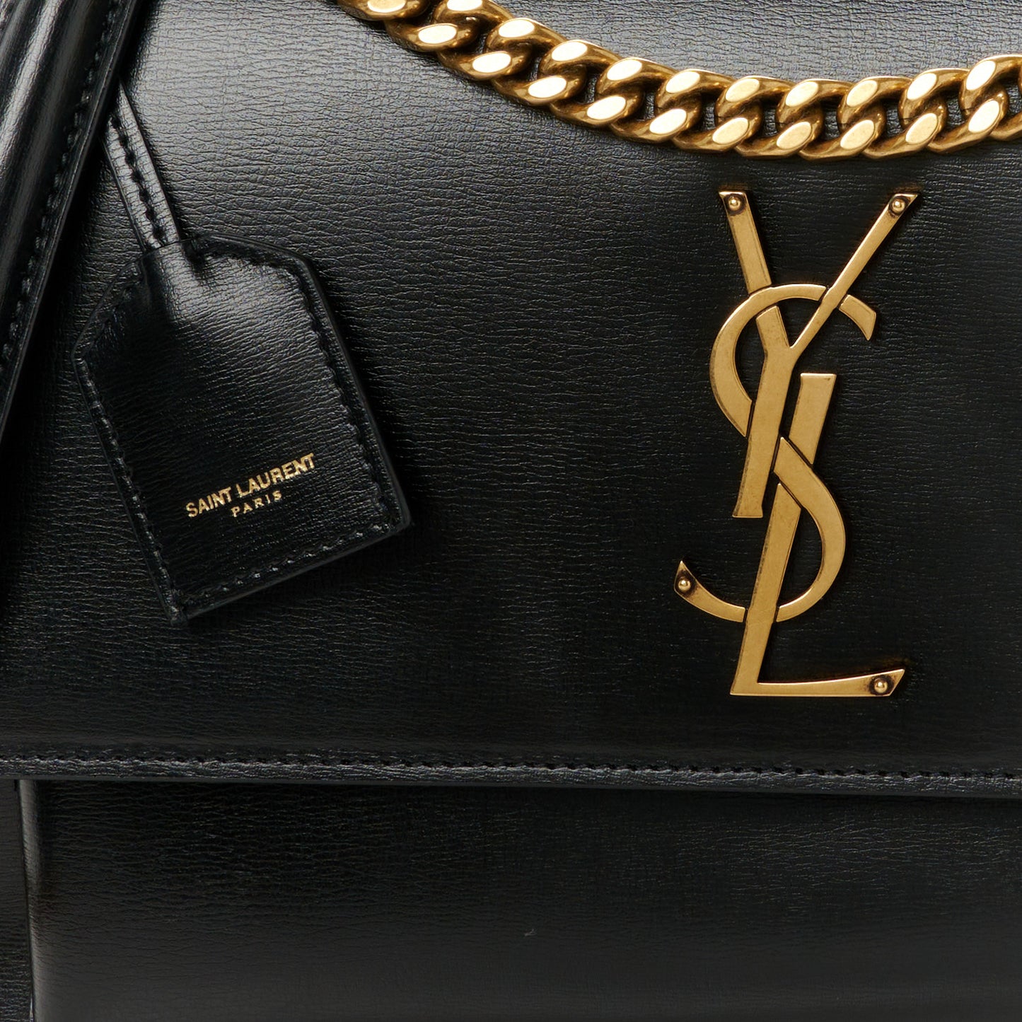 Calfskin Large Monogram Sunset Black