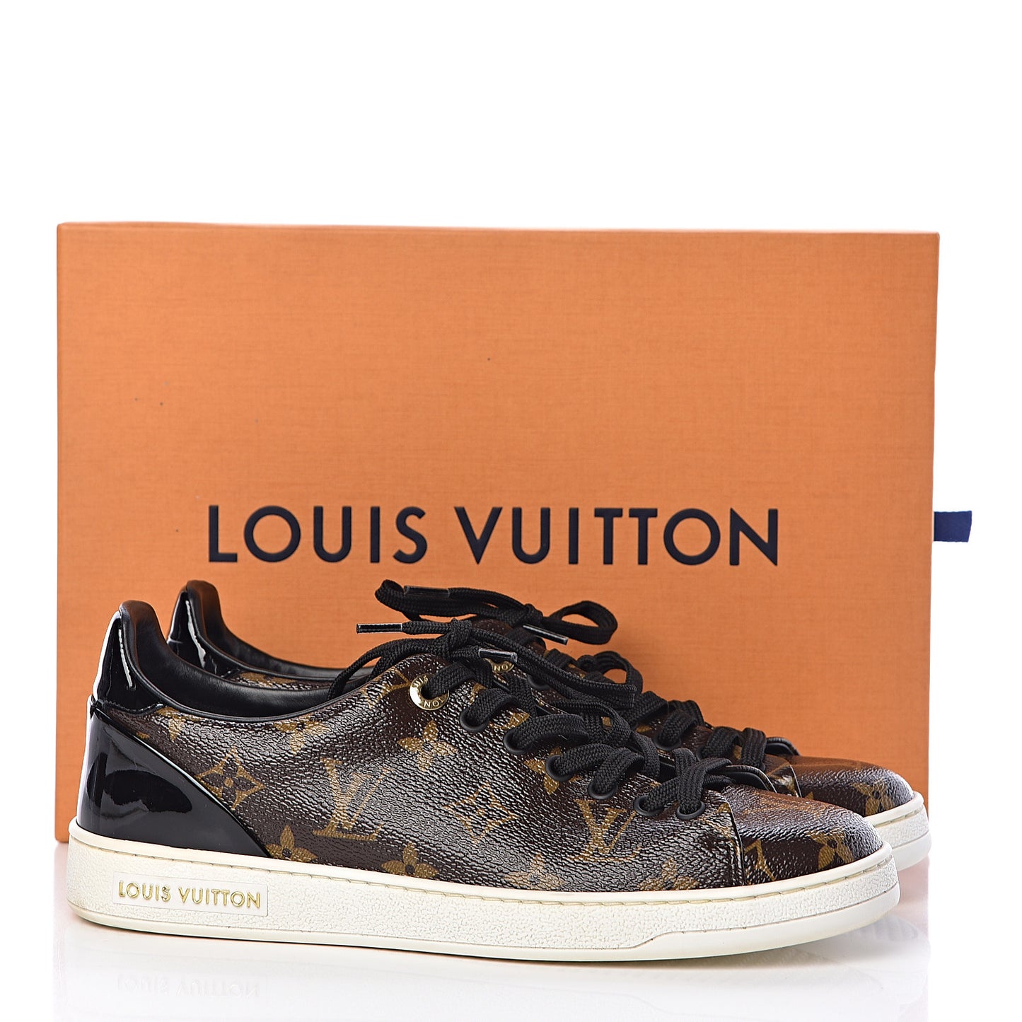 Patent Monogram Frontrow Sneakers 38