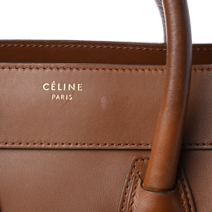 Celine Smooth Calfskin Mini Luggage Caramel 5 of 5