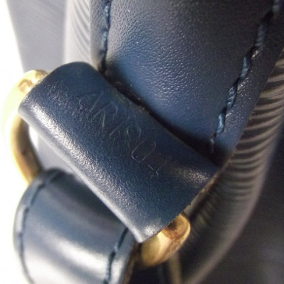 Louis Vuitton Epi Petit Noe Blue 8 of 9