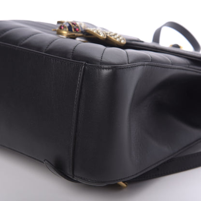 Gucci Calfskin Bamboo Trapuntata Queen Margaret Backpack Black 6 of 12