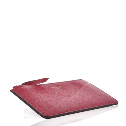 Louis Vuitton Calfskin Jeanne Wallet Zippered Insert Fuchsia 4 of 6