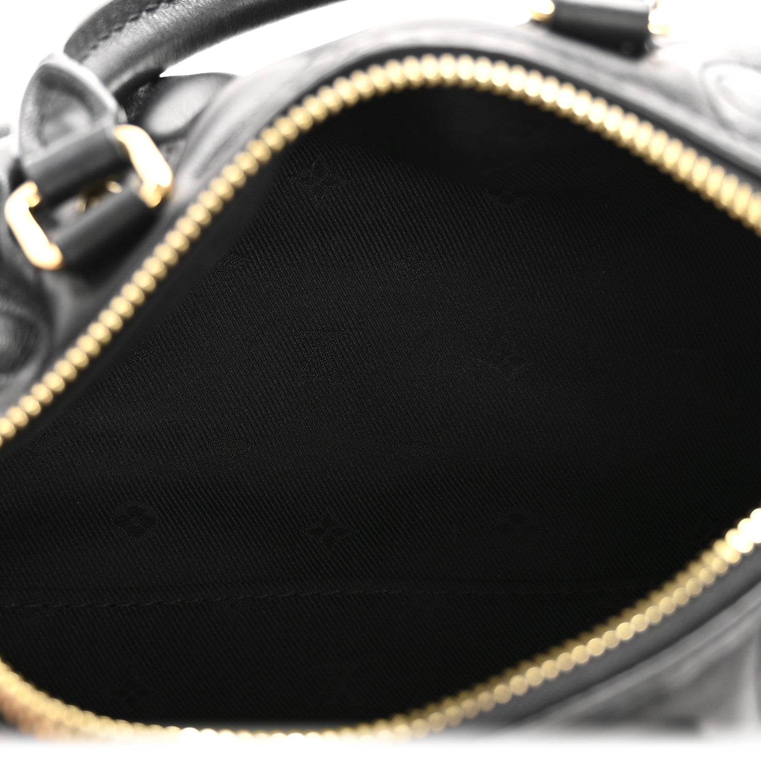 Louis Vuitton Calfskin Bubblegram Papillon BB Black 5 of 12