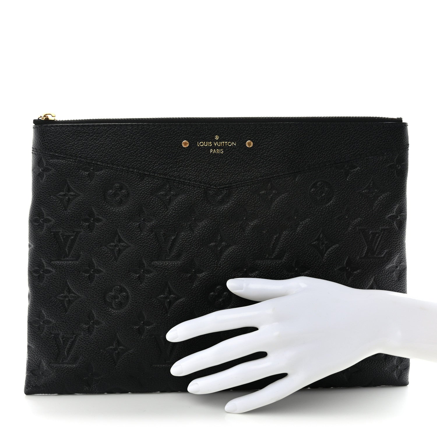 Louis Vuitton Empreinte Daily Pouch Black 2 of 10