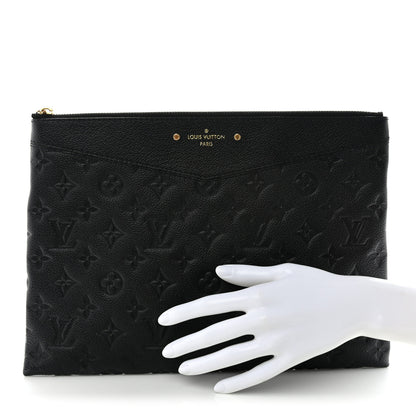 Louis Vuitton Empreinte Daily Pouch Black 2 of 10