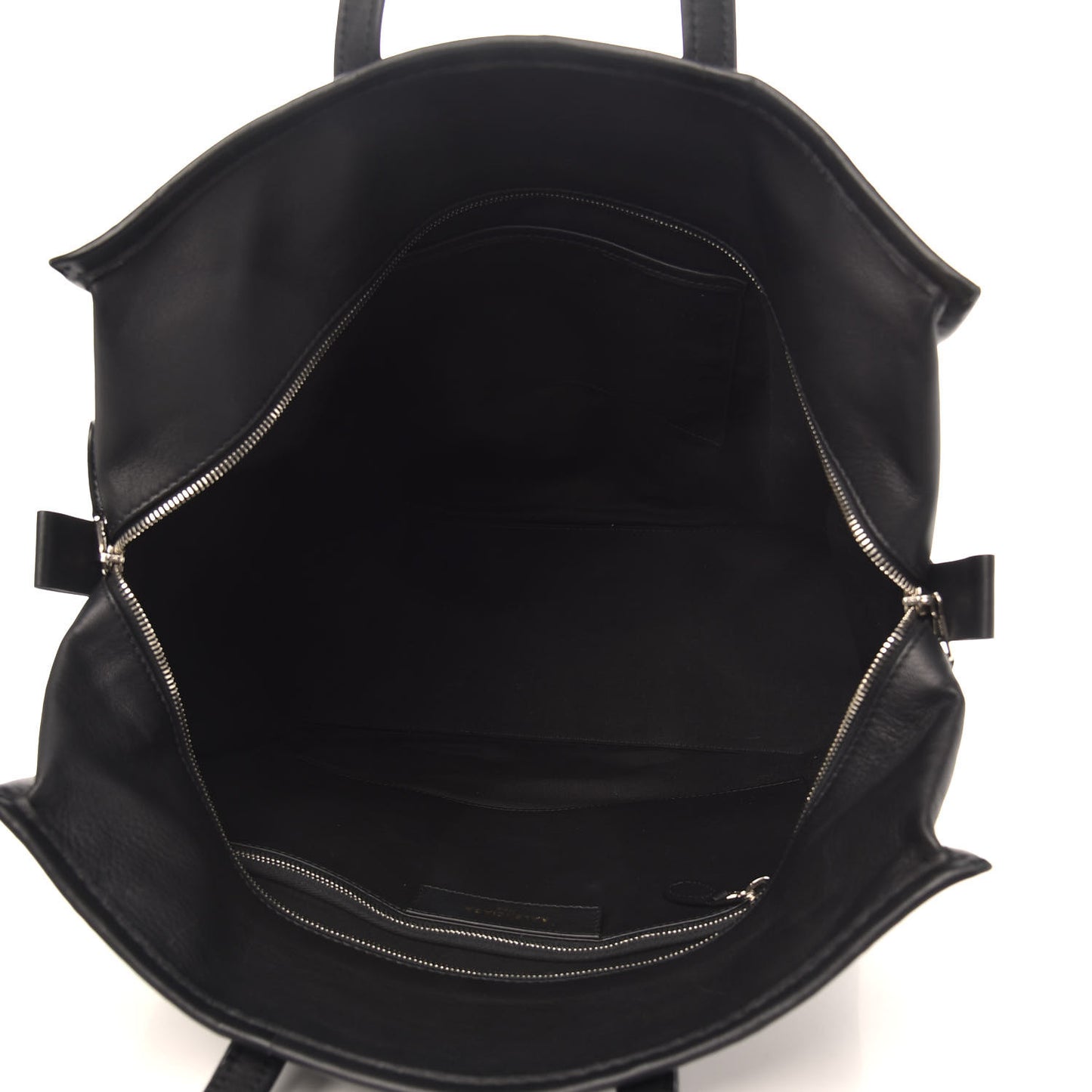 Agneau Medium Bazar Shopper Tote Black