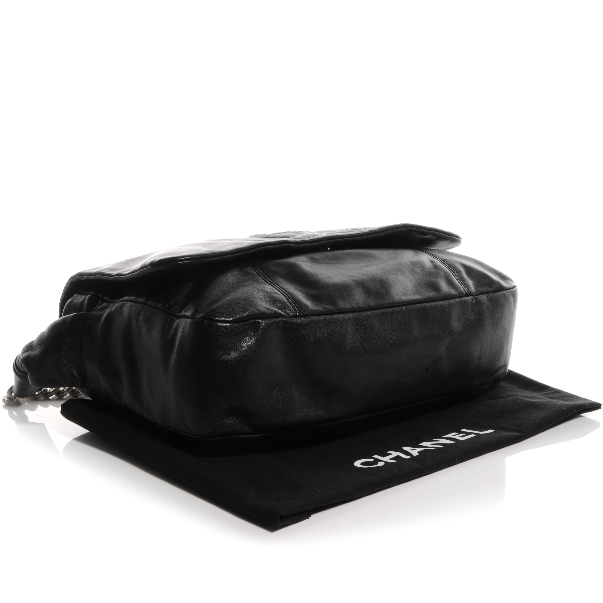 Chanel Calfskin Rodeo Flap Bag Black 4 of 7