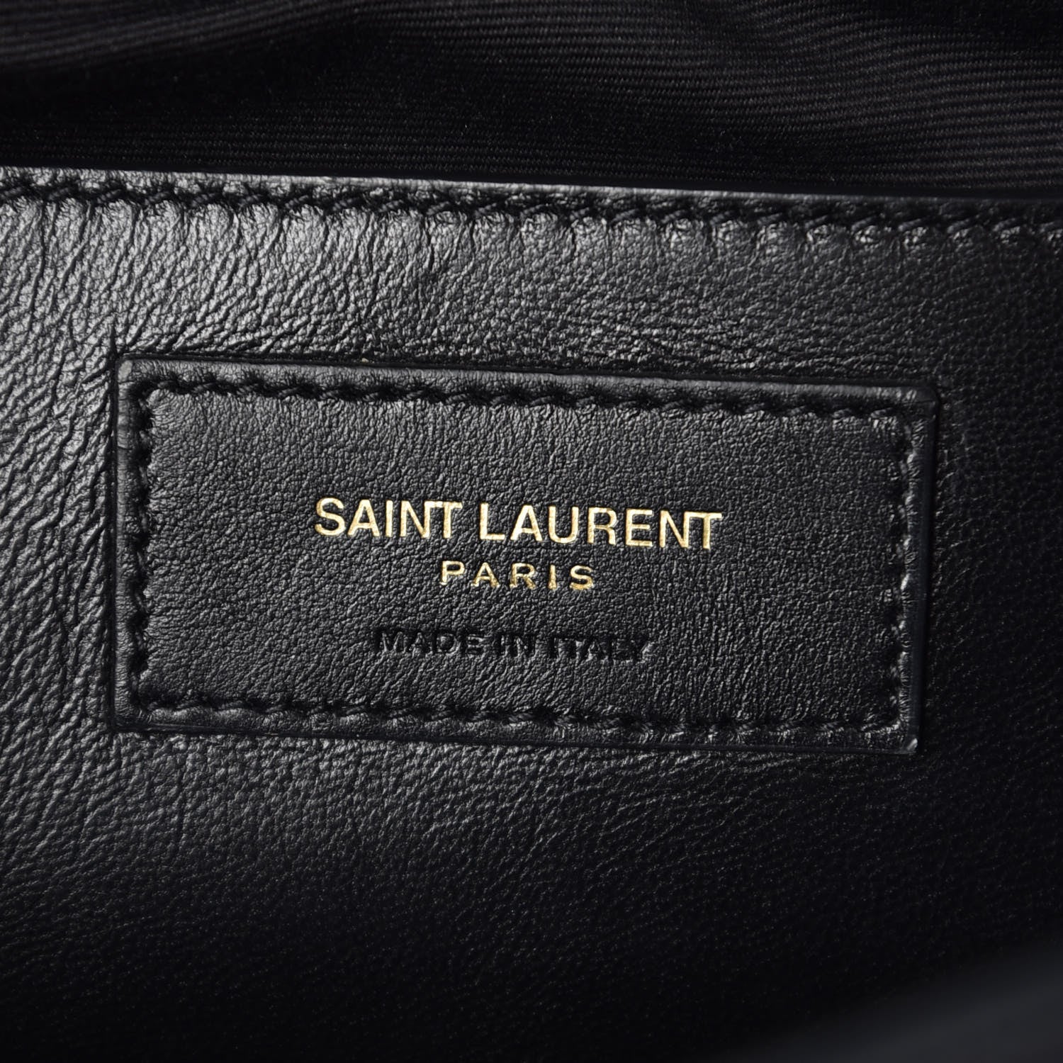 Saint Laurent Sheepskin Tri-Quilt Monogram Medium College Bag Black 6 of 10