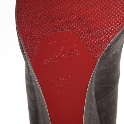 Christian Louboutin Cork Miss Boxe Wedges 39.5 Brown 8 of 14