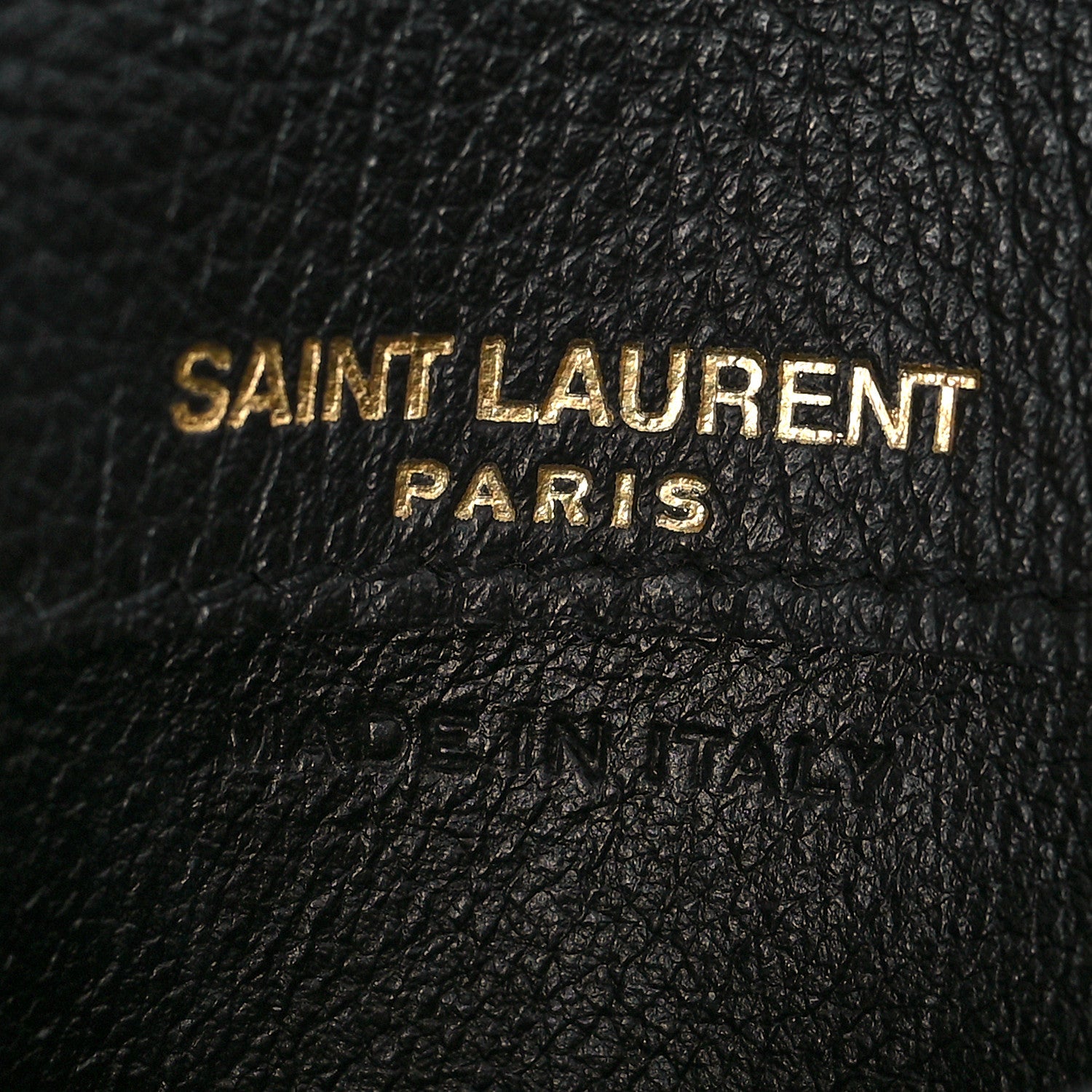 Saint Laurent Calfskin Monogram Coin Pouch Black 6 of 7