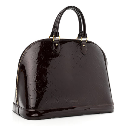 Louis Vuitton Vernis Alma GM Amarante 3 of 11