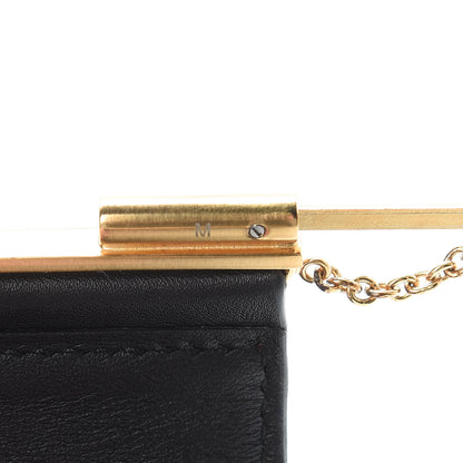 Chanel Calfskin CC Medallion Wide Cuff Black 4 of 6