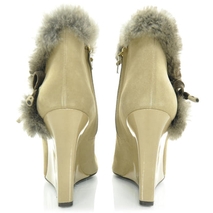 Louis Vuitton Suede Rabbit Fur Glacier Boots 39 4 of 9