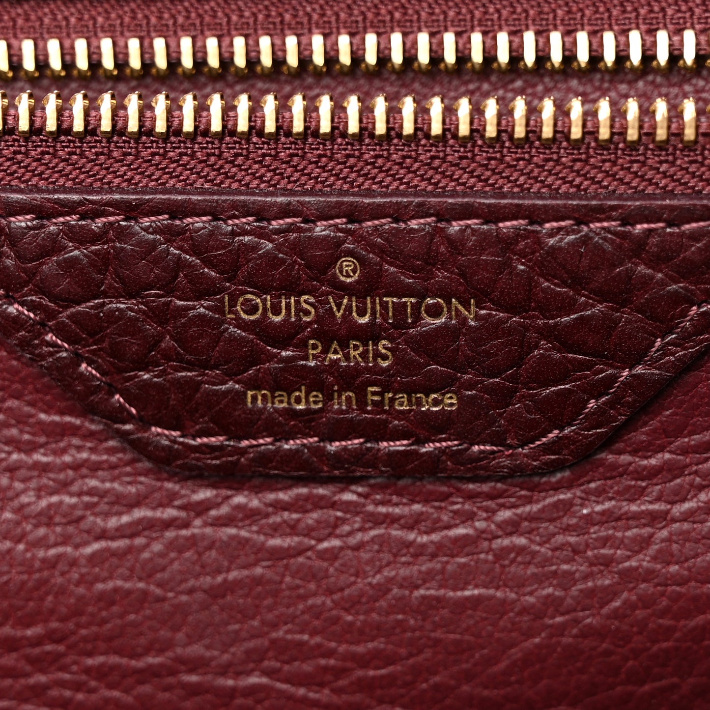 Ostrich Lizard Majestueux Tote MM Bordeaux