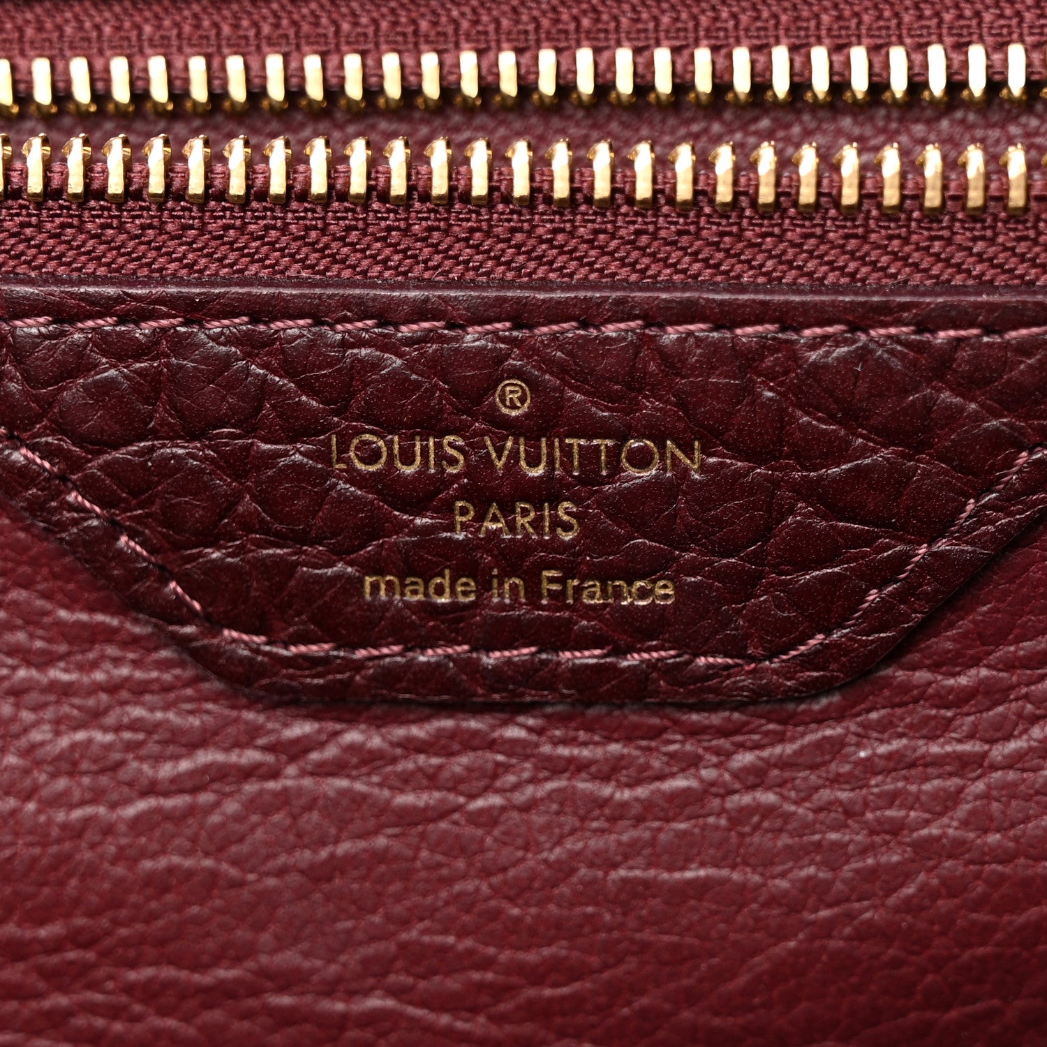 Louis Vuitton Ostrich Lizard Majestueux Tote MM Bordeaux 6 of 18