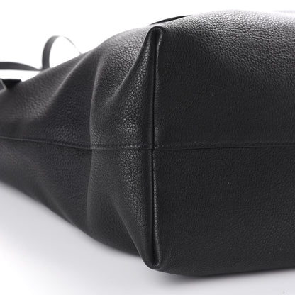 Prada Vitello Daino Pocket Shopping Tote Black 6 of 9