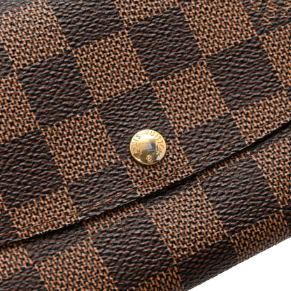 Louis Vuitton Damier Ebene Emilie Wallet 9 of 10