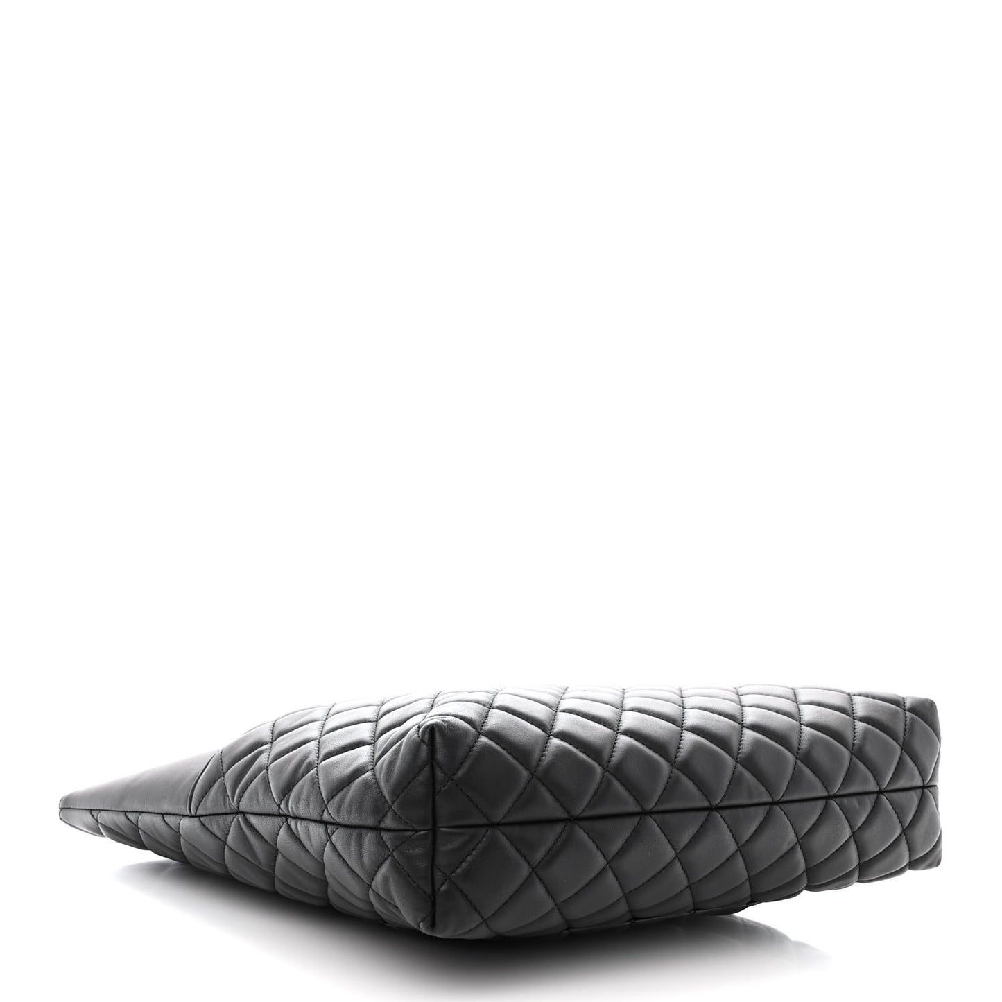 Lambskin Quilted Urban Delight Tote Black