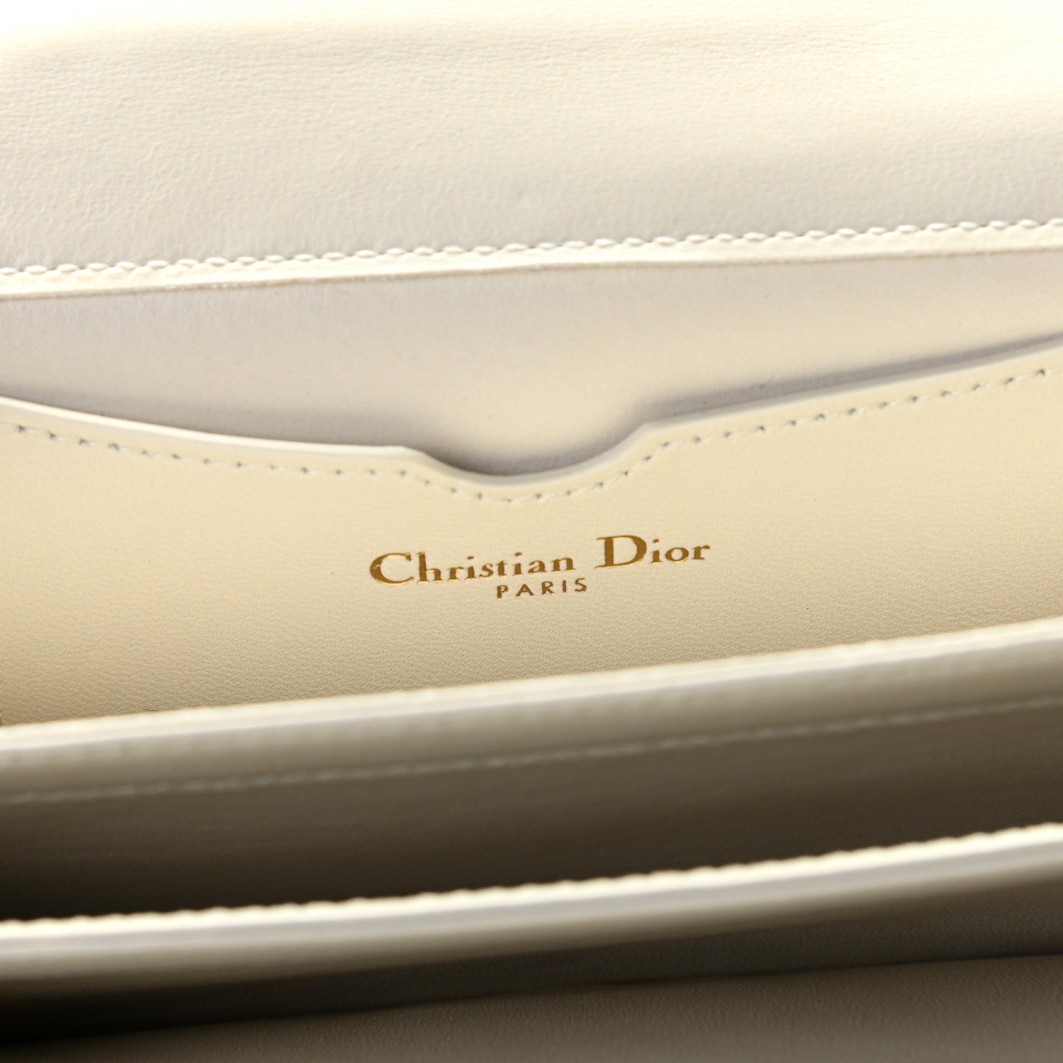 Christian Dior Lambskin Embroidered Le Bateleu Tarot Pouch Clutch Latte 5 of 7