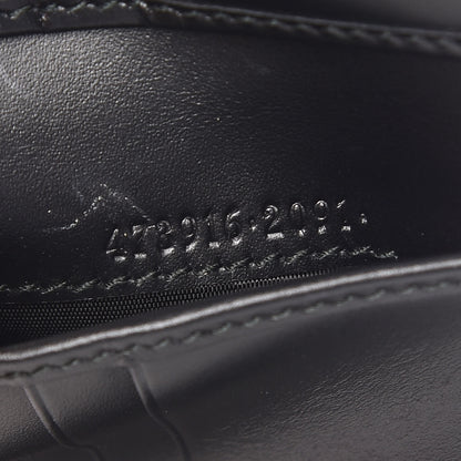 Gucci Guccissima Signature Dorian Bi-Fold Wallet Black 7 of 10