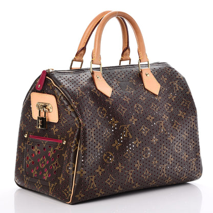 Louis Vuitton Monogram Perforated Speedy 30 Fuchsia 3 of 7