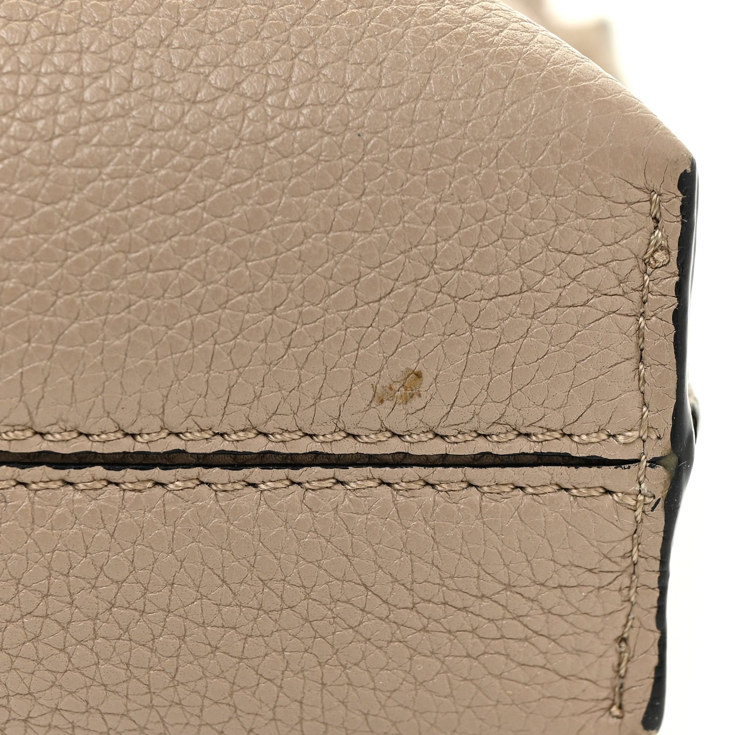 Grained Calfskin Small Missy Bag Sand