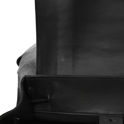 Gucci Soft GG Supreme Monogram Appia Calfskin Web Double Buckle Backpack Black 15 of 15