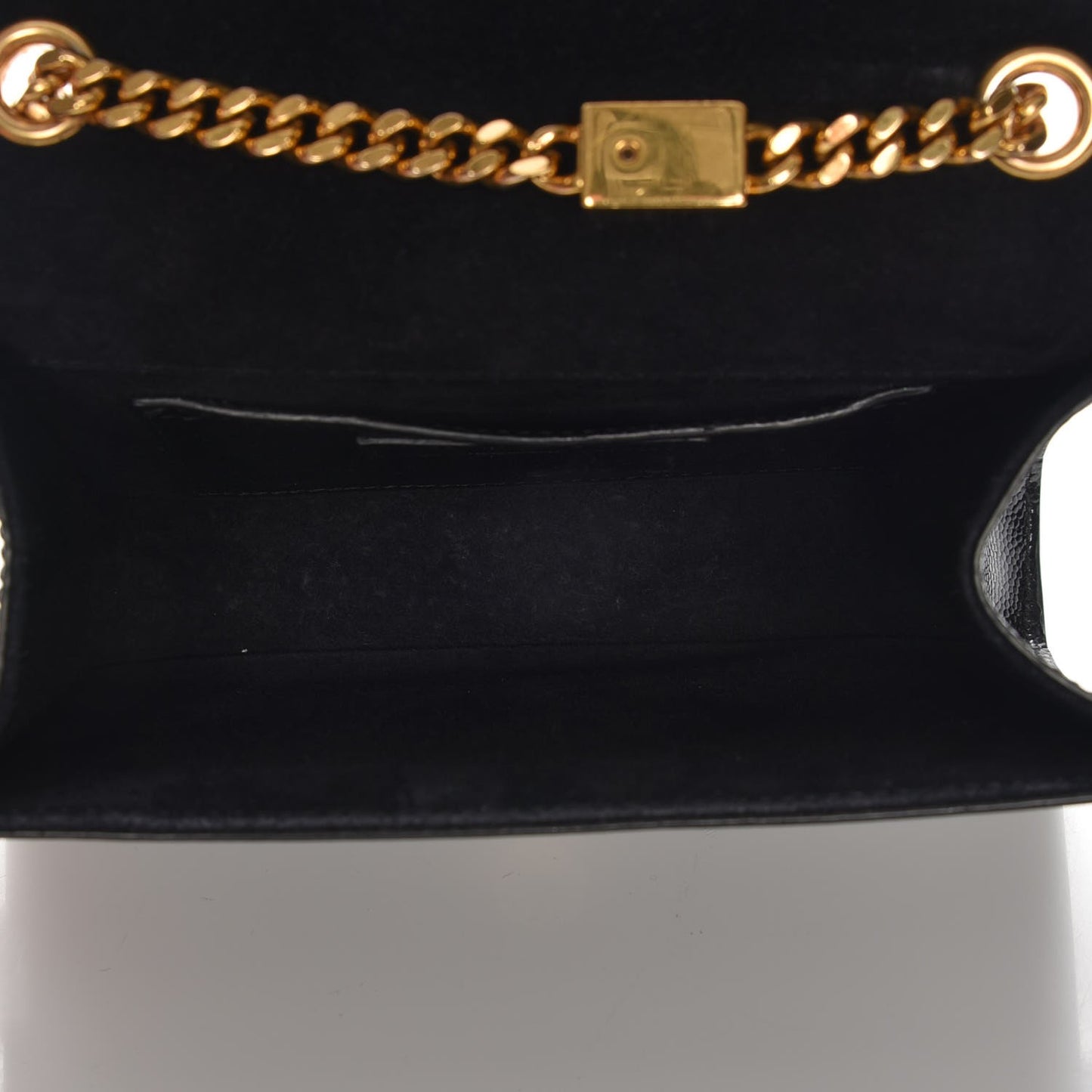 Grain De Poudre Small Monogram Kate Satchel Black