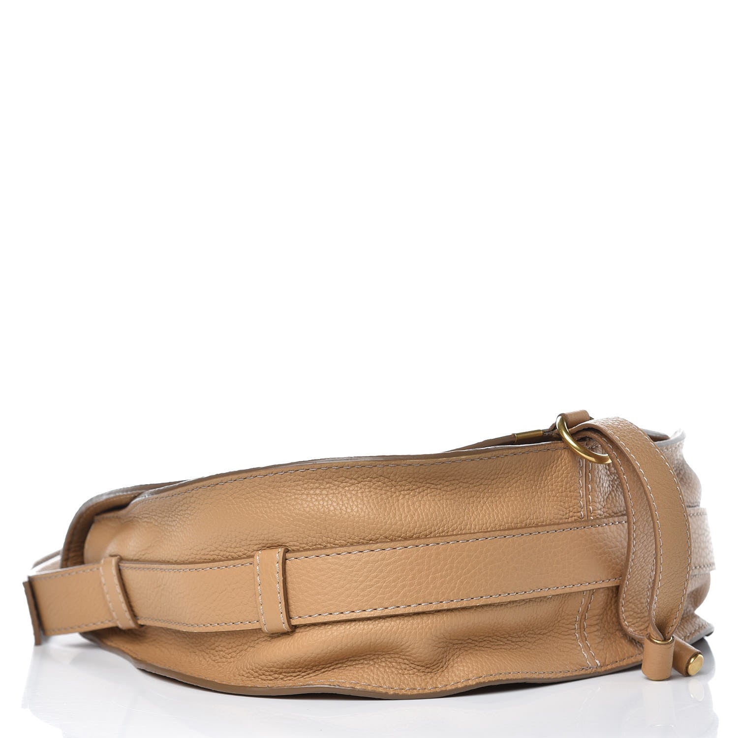 Chloe Calfskin Medium Marcie Round Crossbody Bag Milky Coffee 4 of 9
