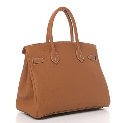 Hermes Togo Birkin 30 Gold 2 of 9